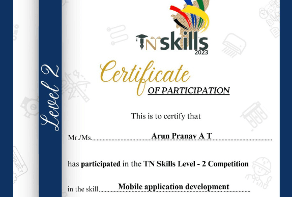 Selected for TN Skills Level 2 - Mobile App Dev image